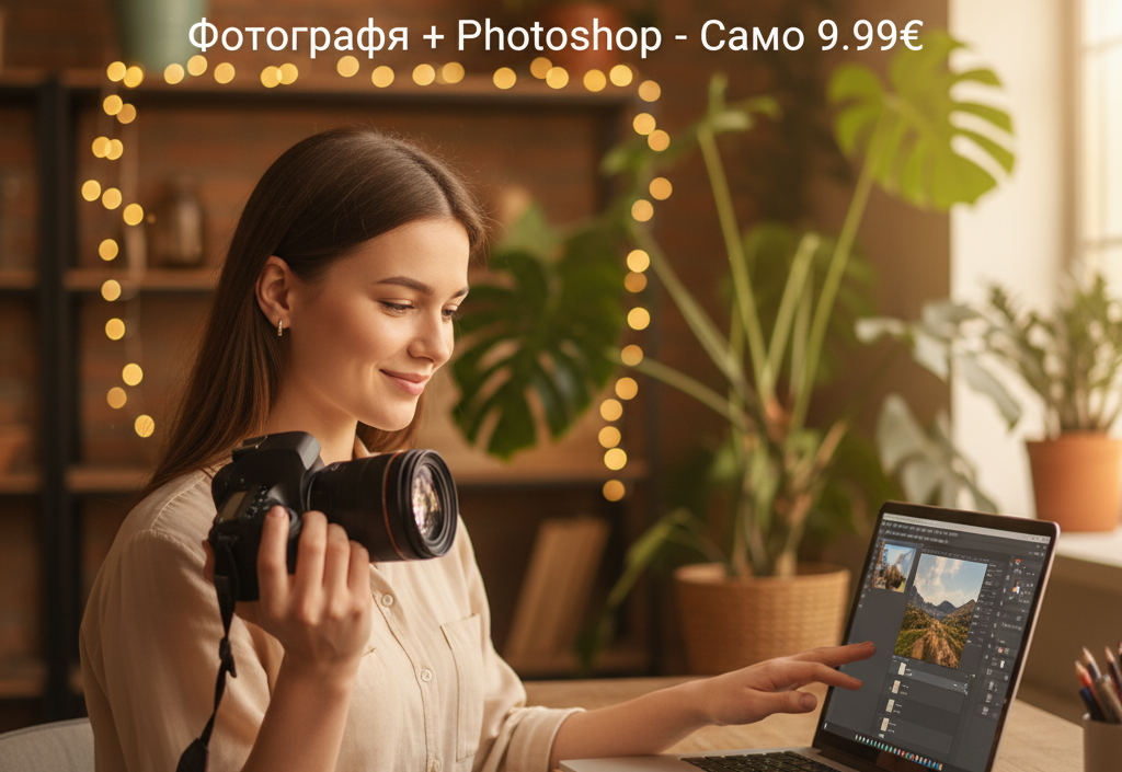 От Кадър до Шедьовър: Фотография + Photoshop обработка – Специален пакет